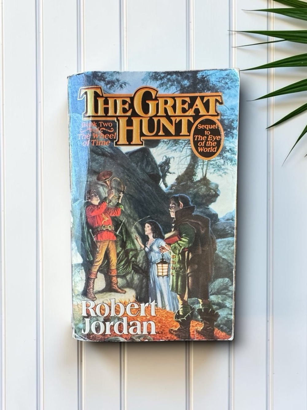 Robert Jordan The Great Hunt Wheel of Time Book 2 1991 First Mass Market Edition